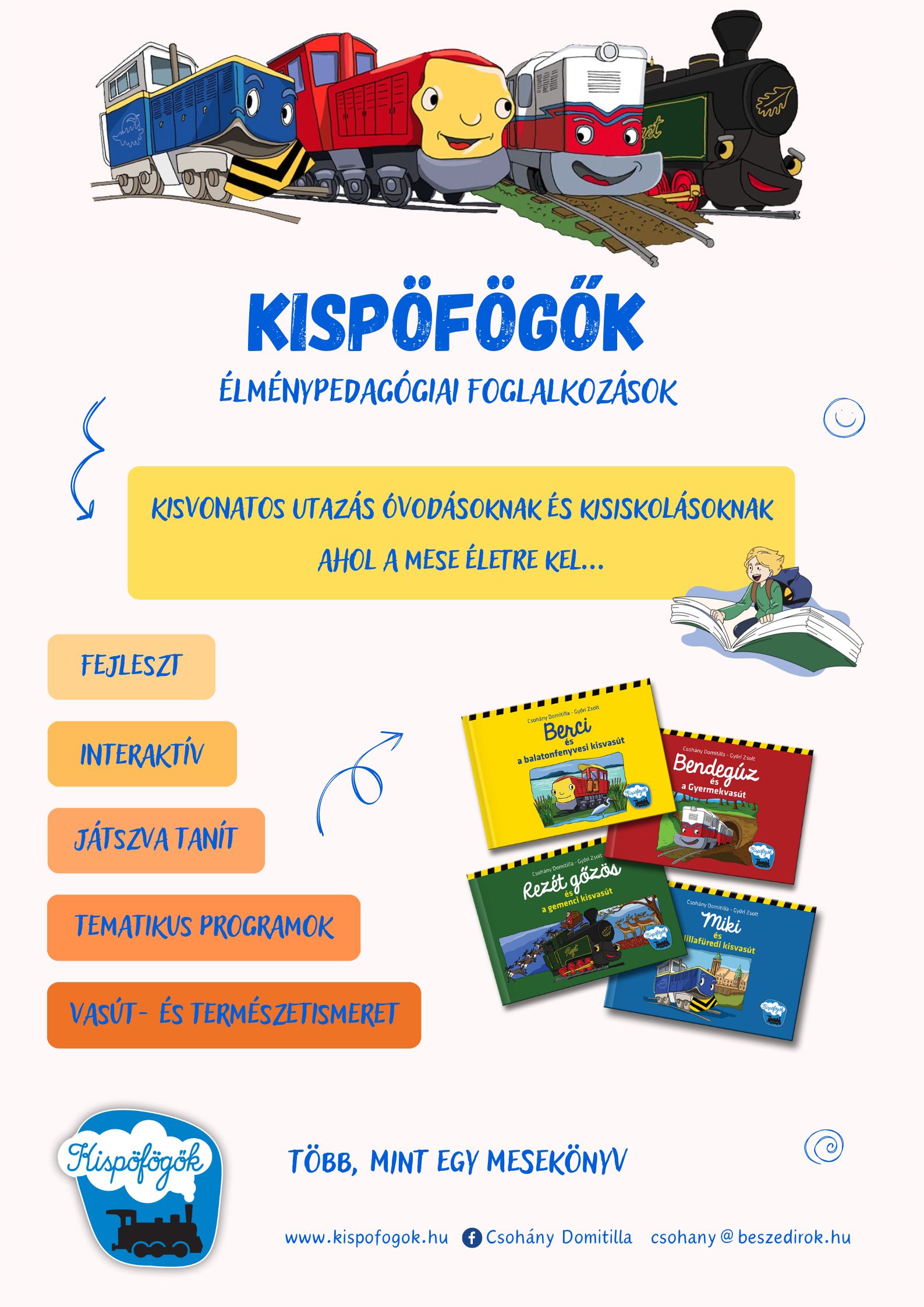 Kispöfögők élménypedagógia plakát